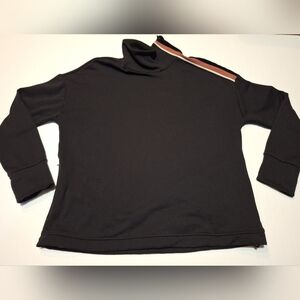 Sweaty Betty Freedom Thermal Running Pullover Black Size Medium Oversized